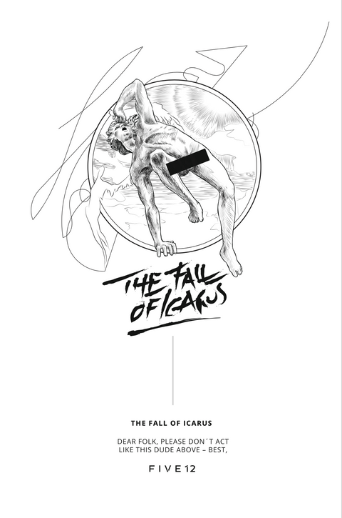 Shirt Men - The Fall of Icarus